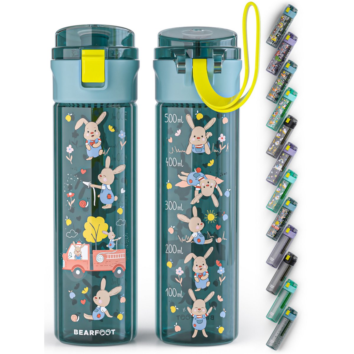 Kinder Trinkflasche 500 ml – Hase & Feuerwehr
