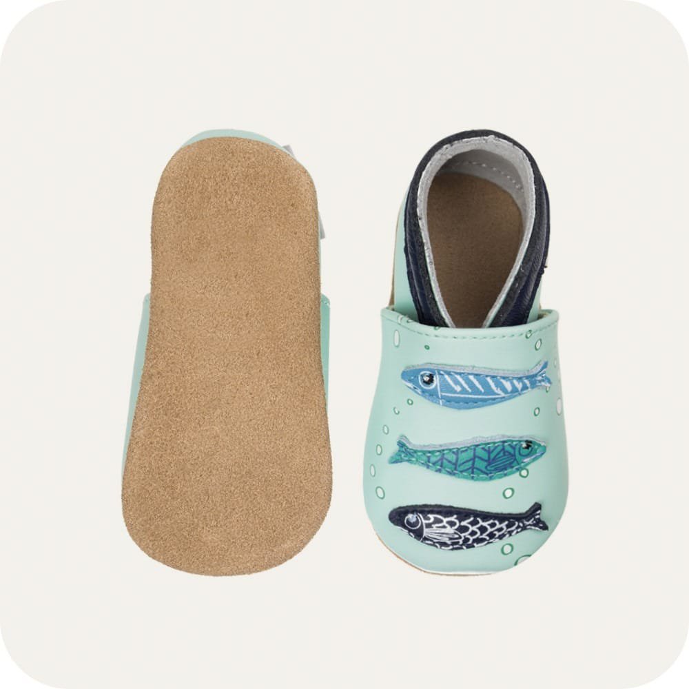 FISH Babyschuhe aus weichem Leder