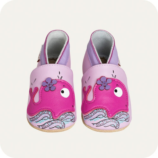 WHALE Babyschuhe aus weichem Leder