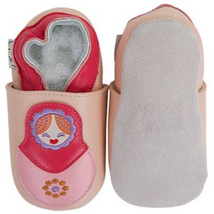 MATRIOCHKA Babyschuhe aus weichem Leder