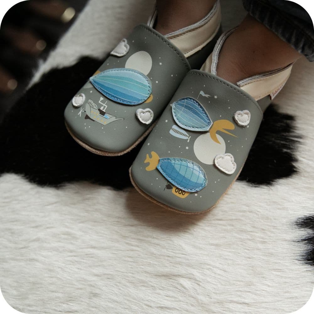 ZEPPELIN Babyhausschuhe aus weichem Leder