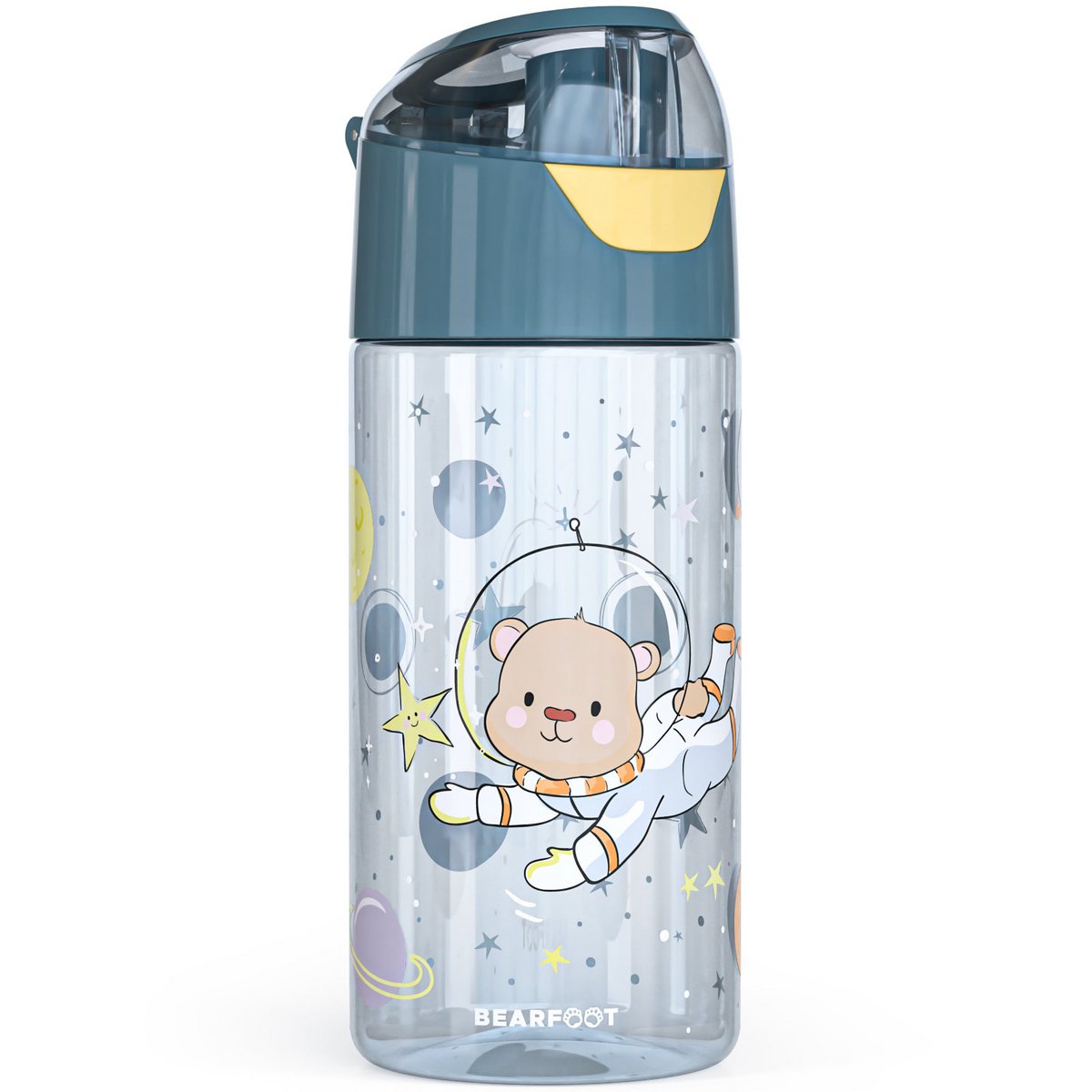 Kinder Trinkflasche Tritan – Wasserflasche Astro Bär | 450 ml
