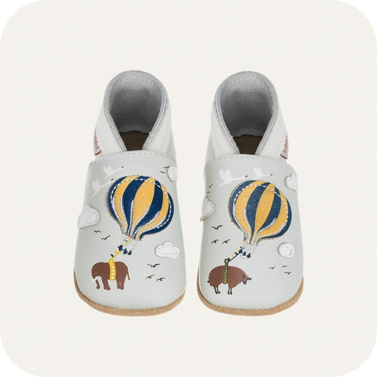 BALLOON Babyhausschuhe aus weichem Leder