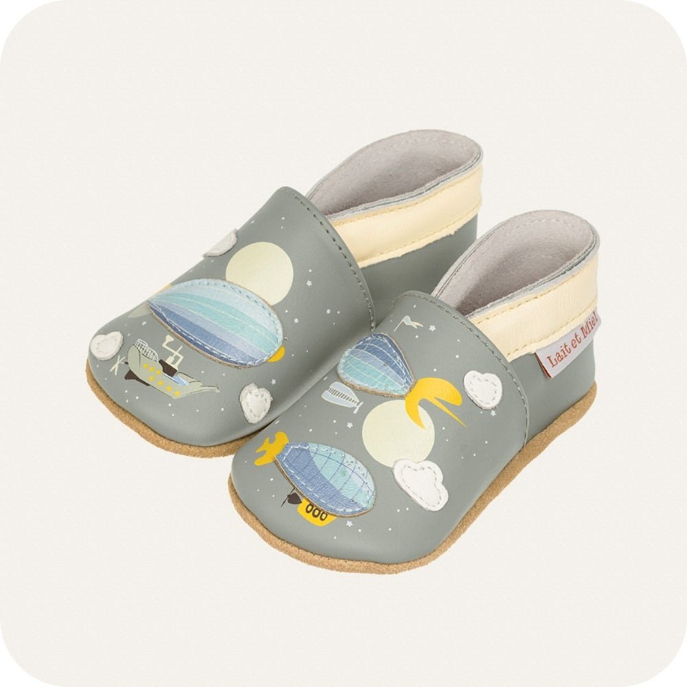 ZEPPELIN Babyhausschuhe aus weichem Leder