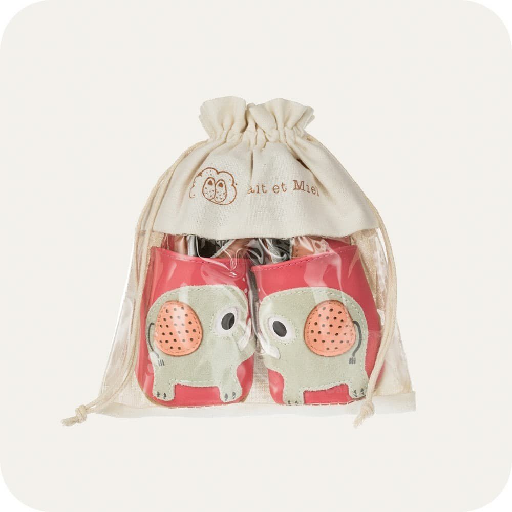 ELEPHANT Babyhausschuhe aus weichem Leder