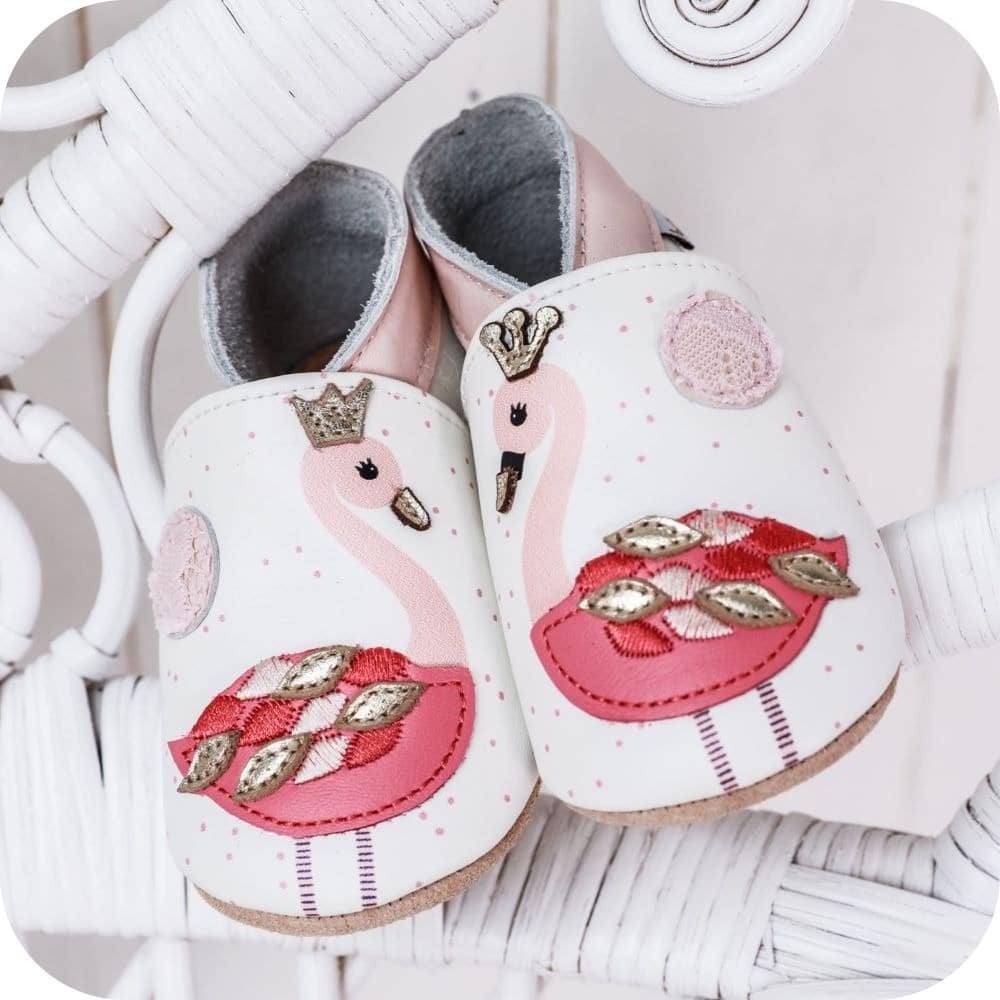 FLAMINGO Babyschuhe aus weichem Leder
