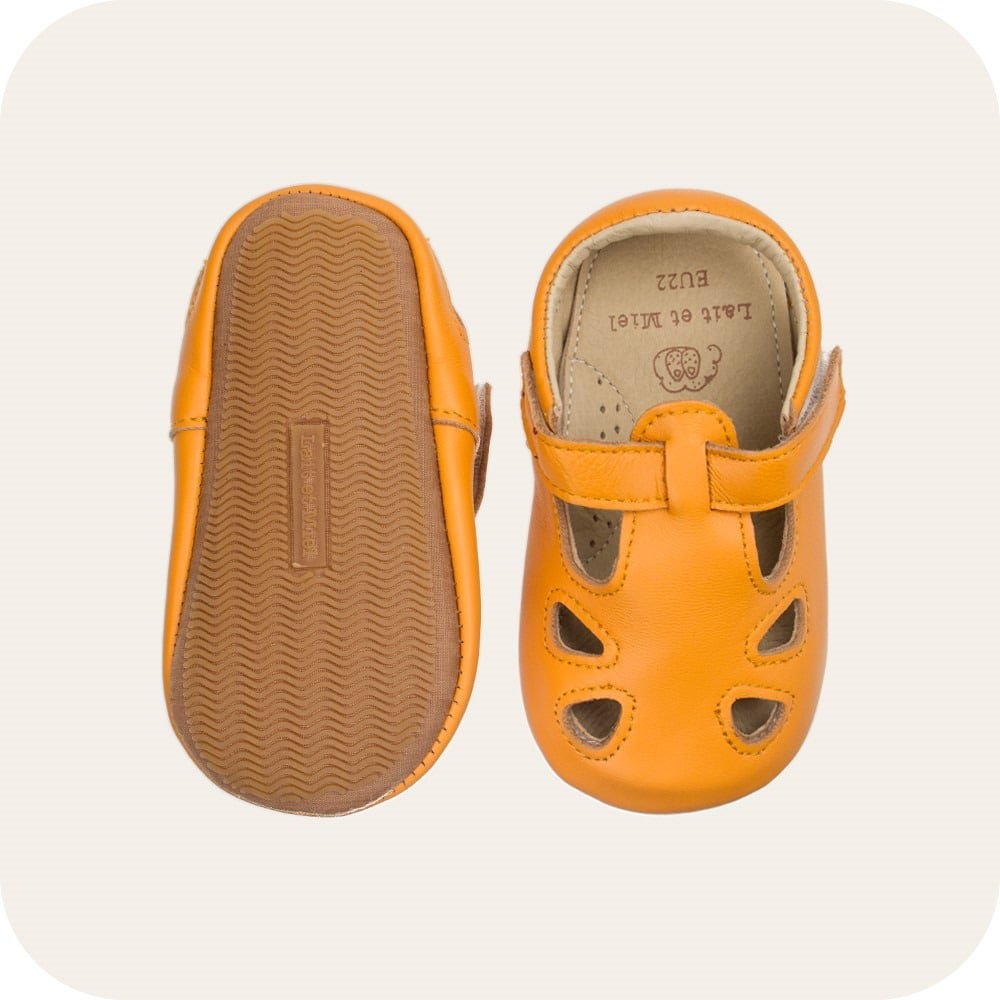 ARCHIE CAMEL Babyschuhe aus weichem Leder