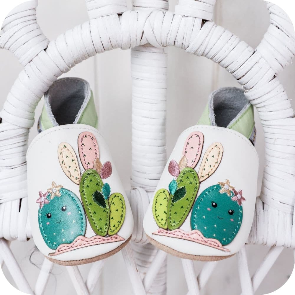 CACTUS Babyschuhe aus weichem Leder