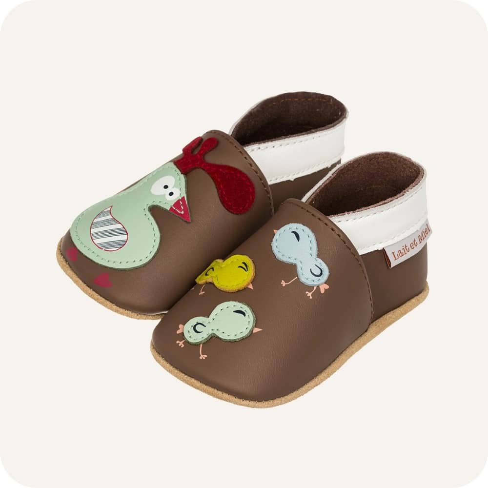 CHICKEN Babyschuhe aus weichem Leder