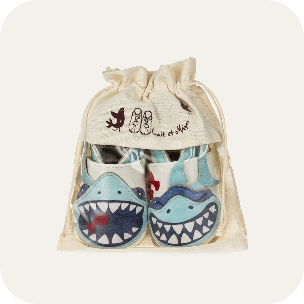 SHARK Babyschuhe aus weichem Leder