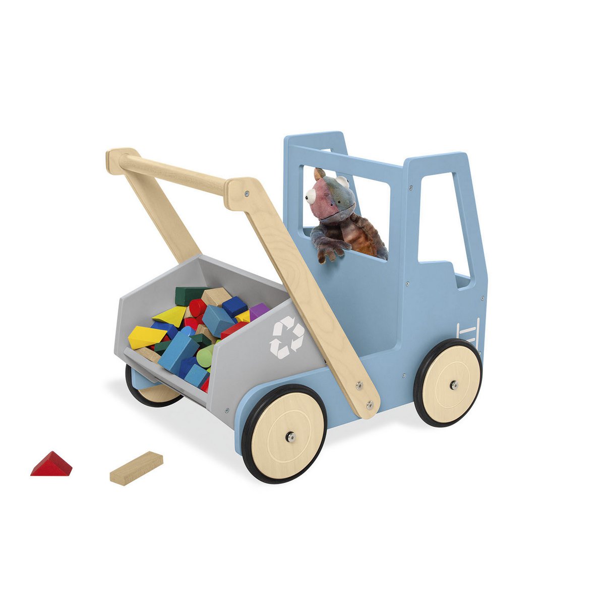 KIPPLASTER FRED Lauflernwagen (blau)