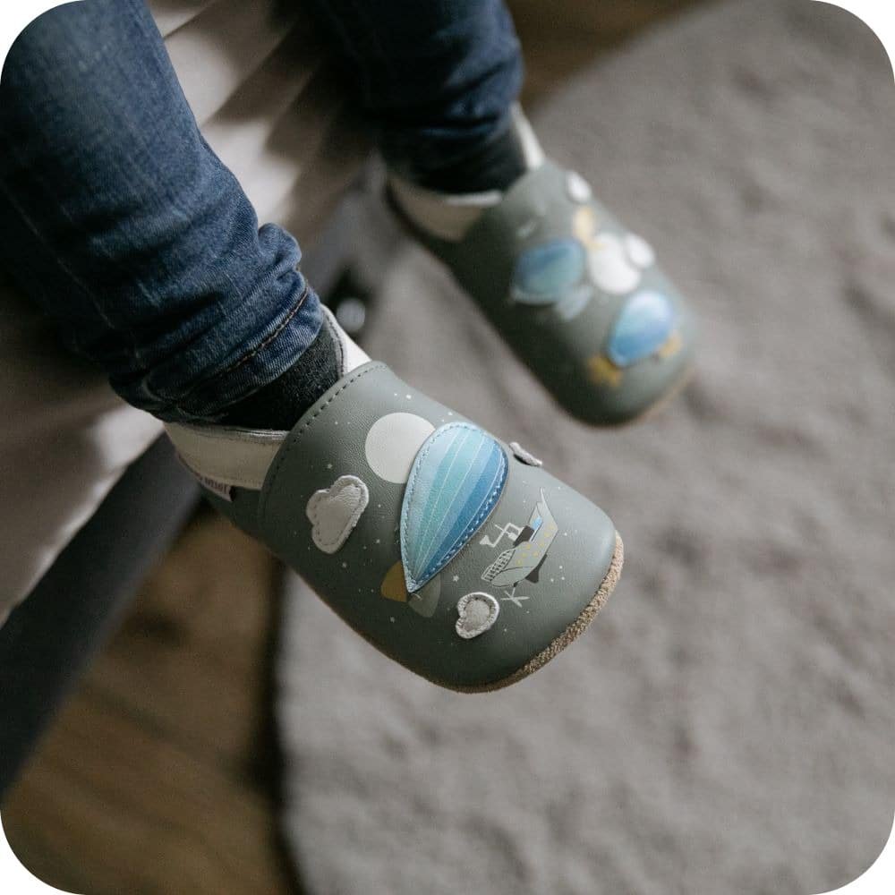 ZEPPELIN Babyhausschuhe aus weichem Leder