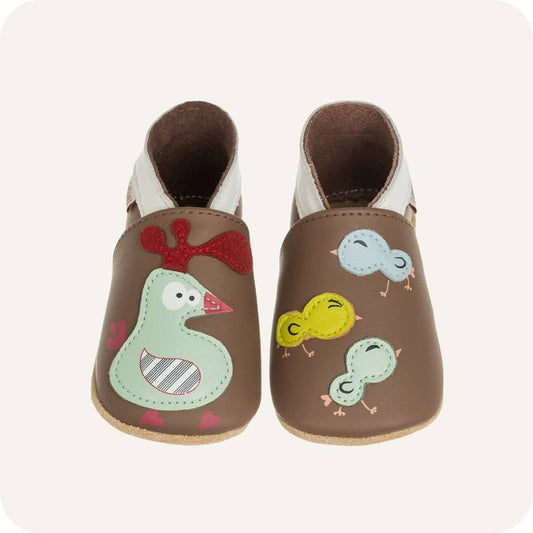 CHICKEN Babyschuhe aus weichem Leder