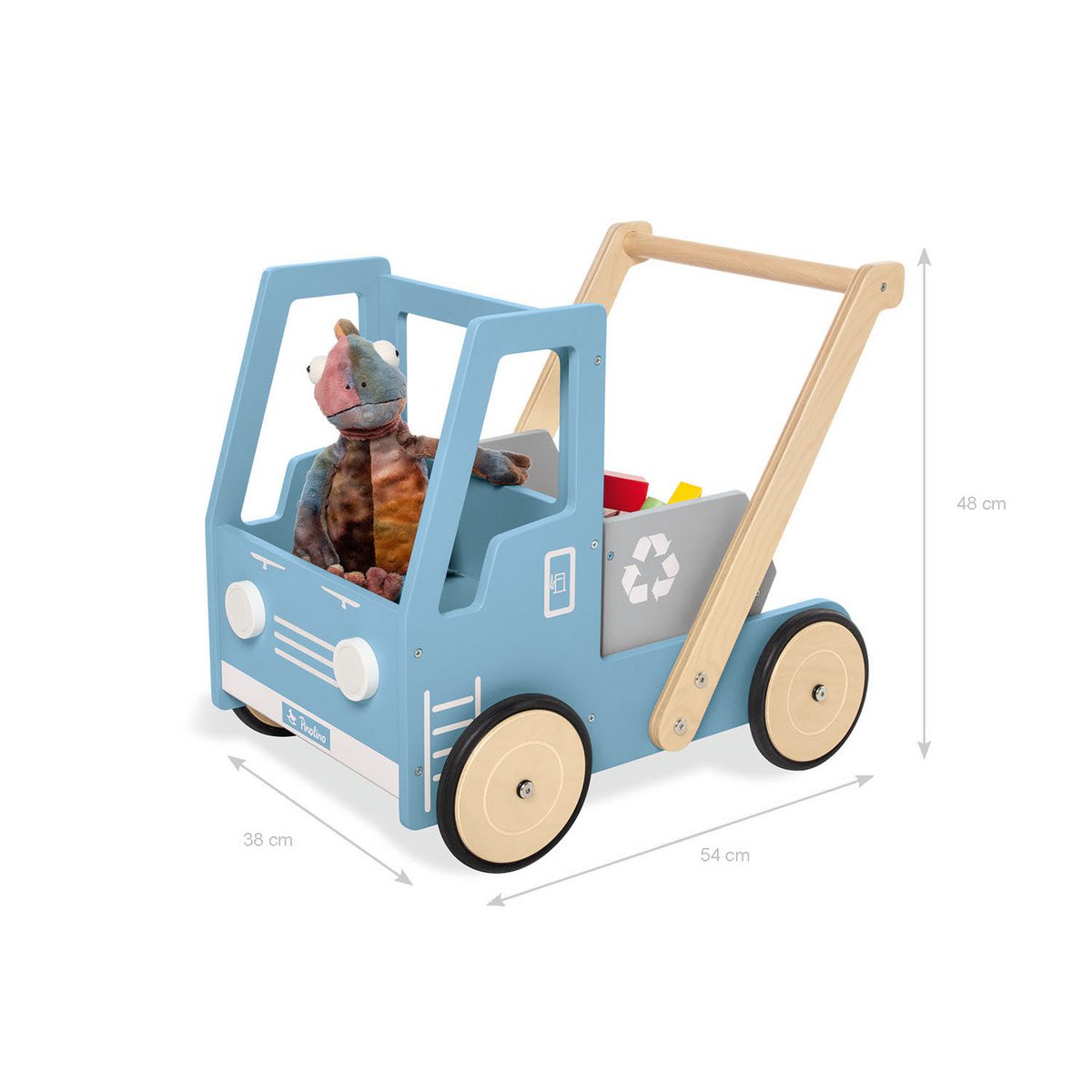 KIPPLASTER FRED Lauflernwagen (blau)