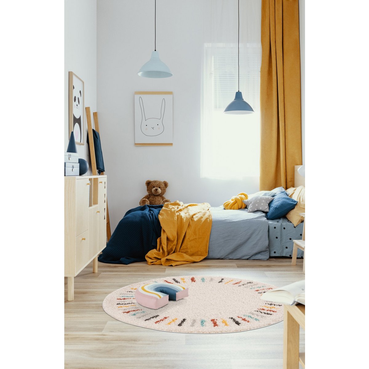 ARPEGE runder Kinderteppich