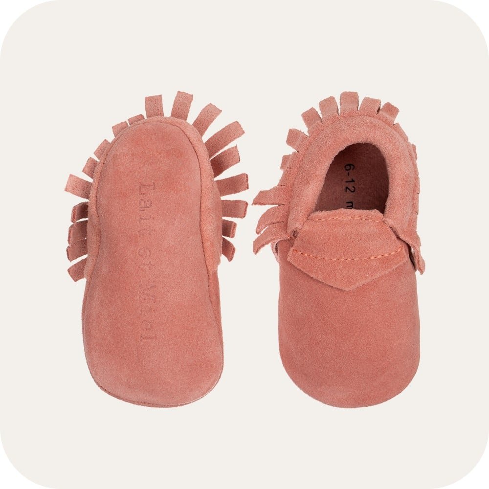 CORAL Baby-Mokassin-Hausschuhe aus Wildleder