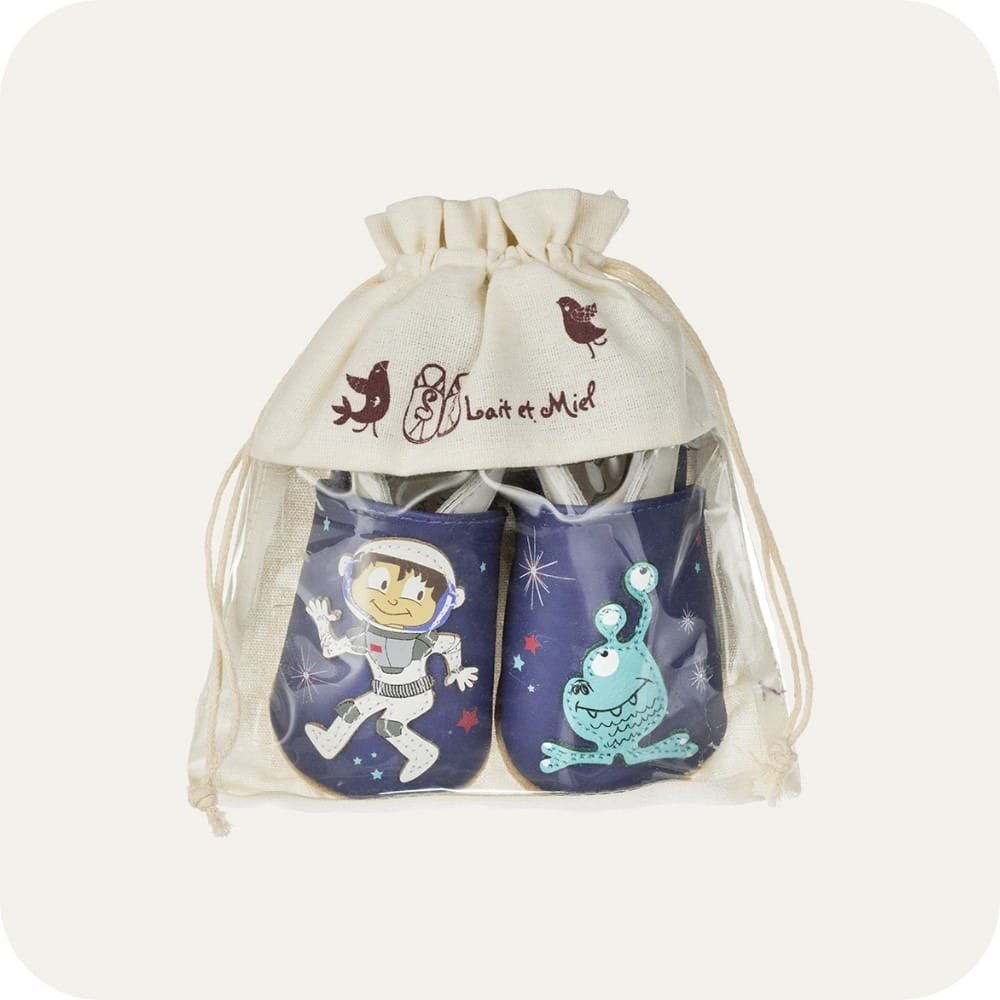 SPACE Babyschuhe aus weichem Leder
