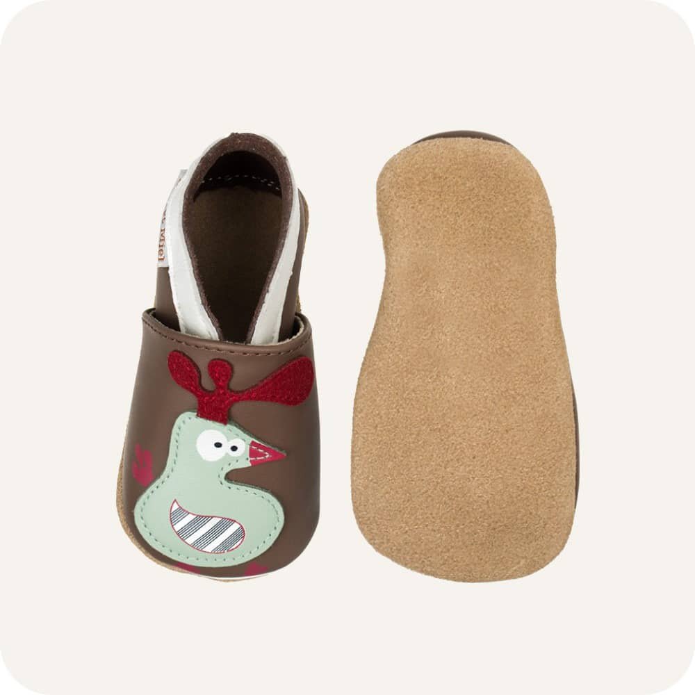 CHICKEN Babyschuhe aus weichem Leder