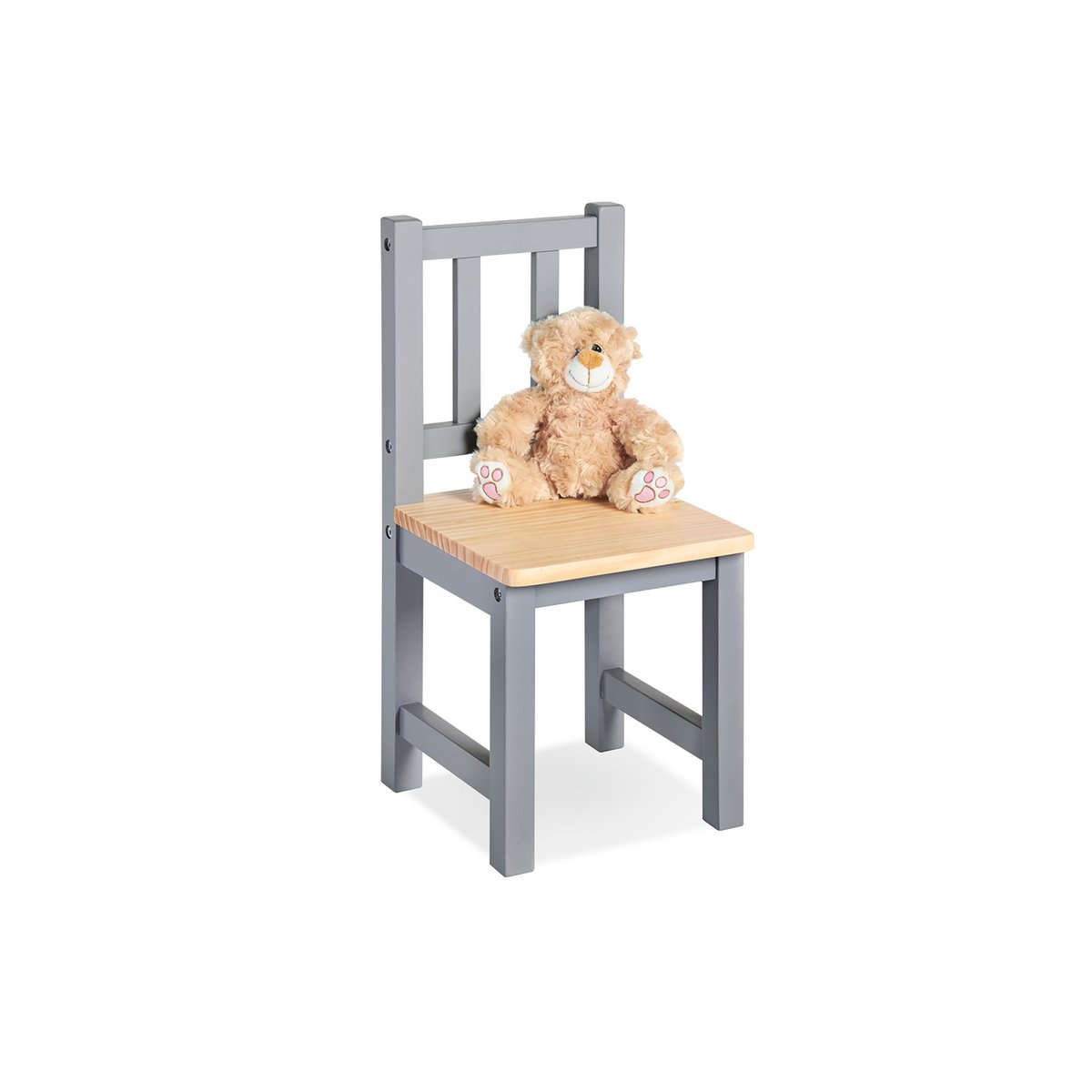 FENNA Kinderstuhl (grau/ natur)