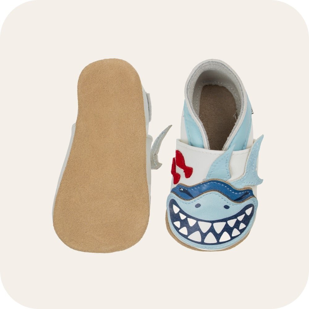 SHARK Babyschuhe aus weichem Leder