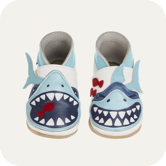 SHARK Babyschuhe aus weichem Leder