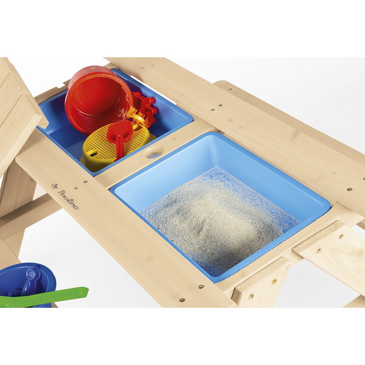 MATSCH-NICKI FÜR 4 Kinder-Picknickbank (natur)
