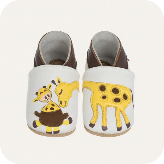 GIRAFFE Babyschuhe aus weichem Leder
