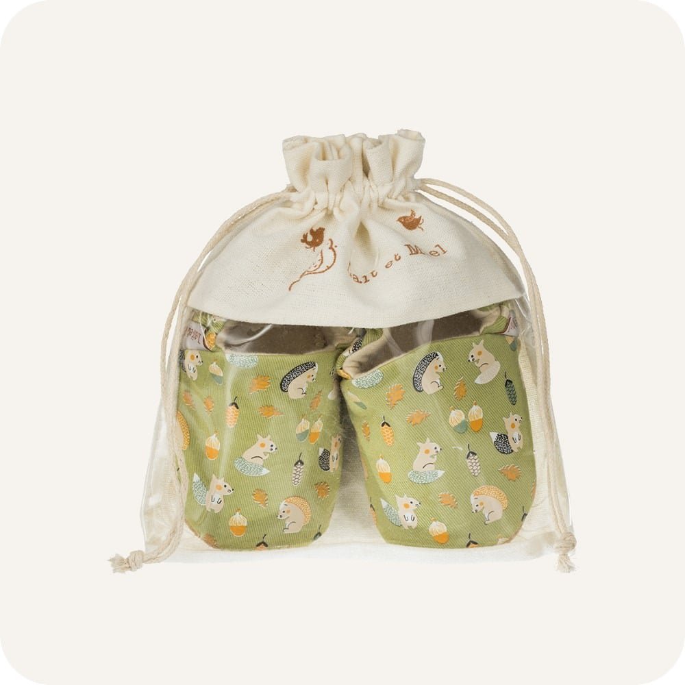 PETIT GRIS Babyhausschuhe aus Baumwolle