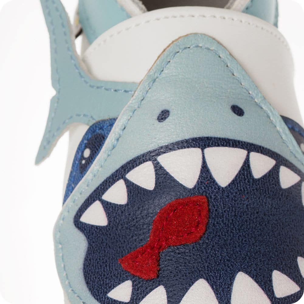 SHARK Babyschuhe aus weichem Leder