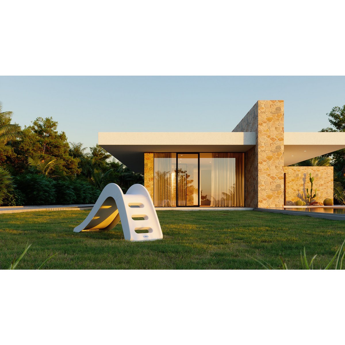 WHITE DOLPHIN Outdoor-Rutsche