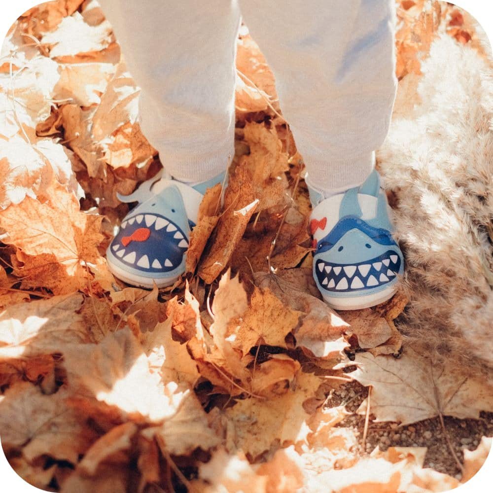 SHARK Babyschuhe aus weichem Leder