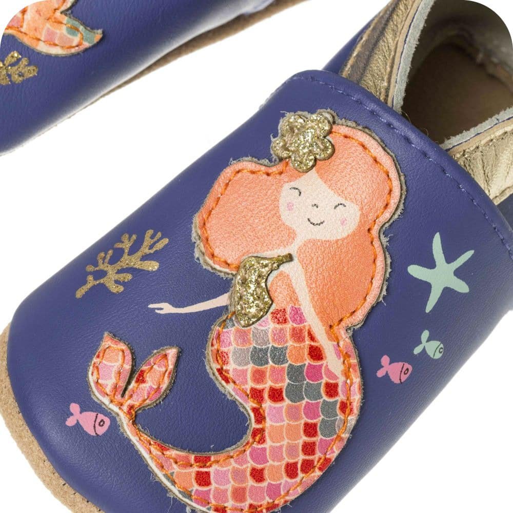 MERMAID Babyschuhe aus weichem Leder