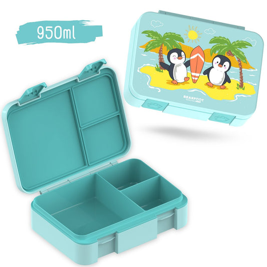COMPACT Kinder Brotdose Bento Box - Pinguin