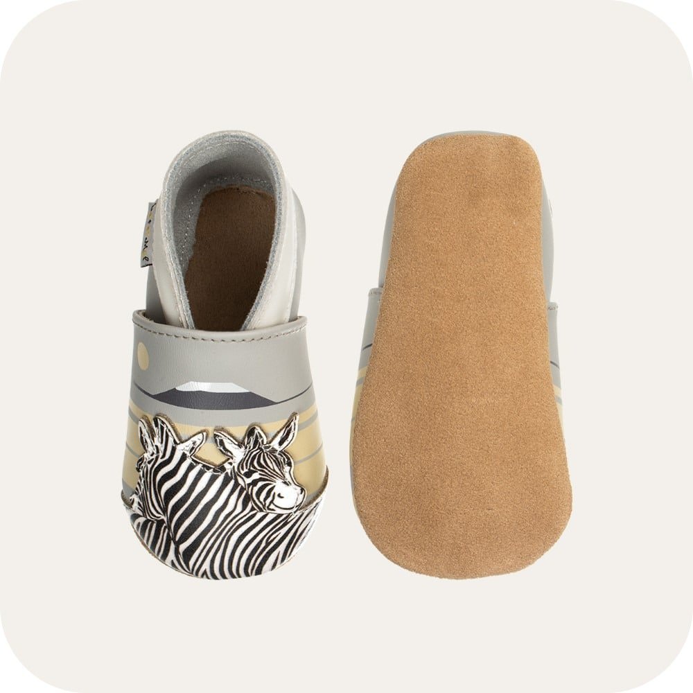 ZEBRA Babyschuhe aus weichem Leder