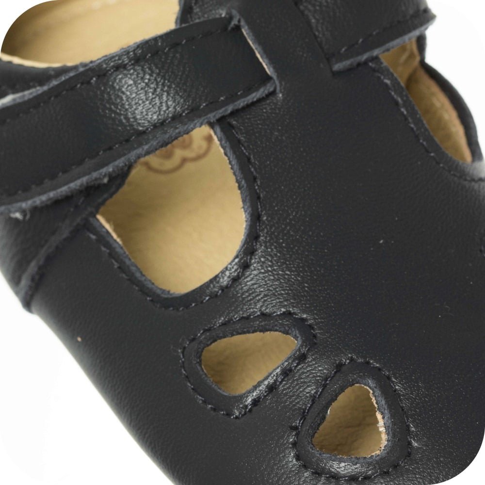 ARCHIE Babyschuhe aus weichem Leder (blau)