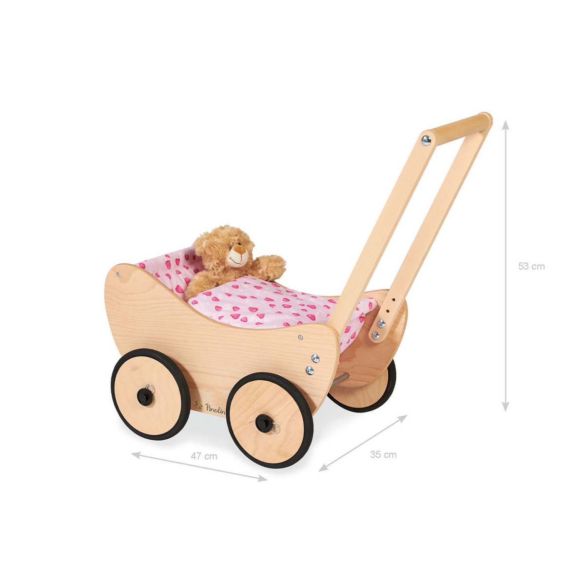 TRIXI 2-teiliger Puppenwagen