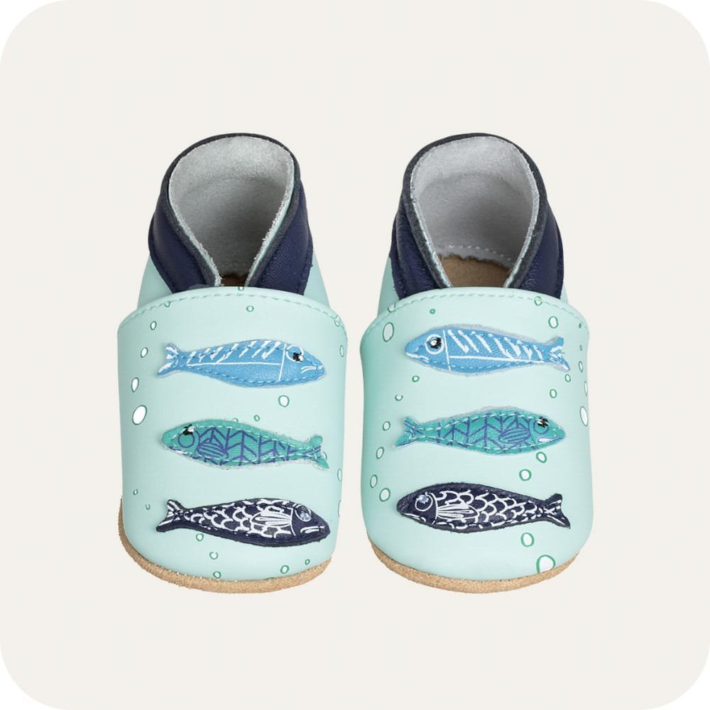 FISH Babyschuhe aus weichem Leder