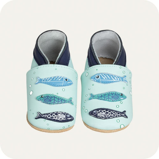 FISH Babyschuhe aus weichem Leder
