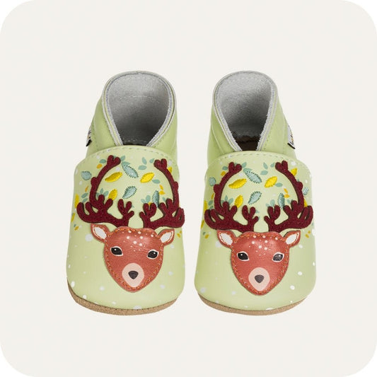 REINDEER Babyhausschuhe aus weichem Leder