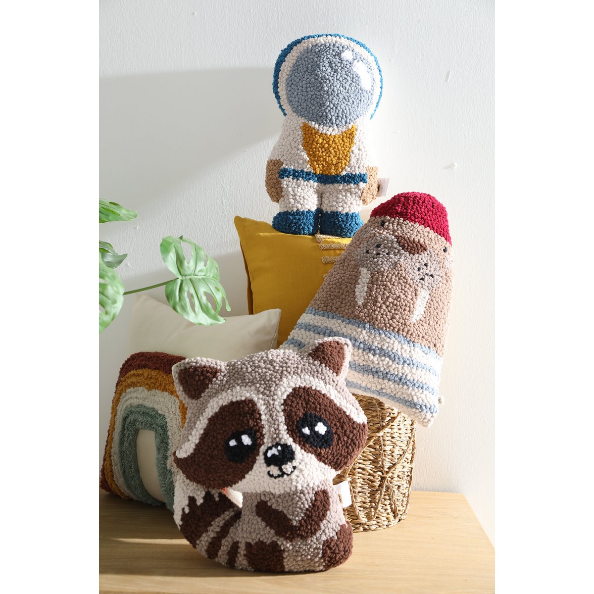 NALLE Waschbär-Kissen