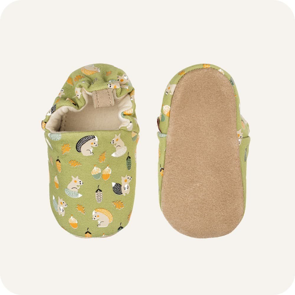 PETIT GRIS Babyhausschuhe aus Baumwolle