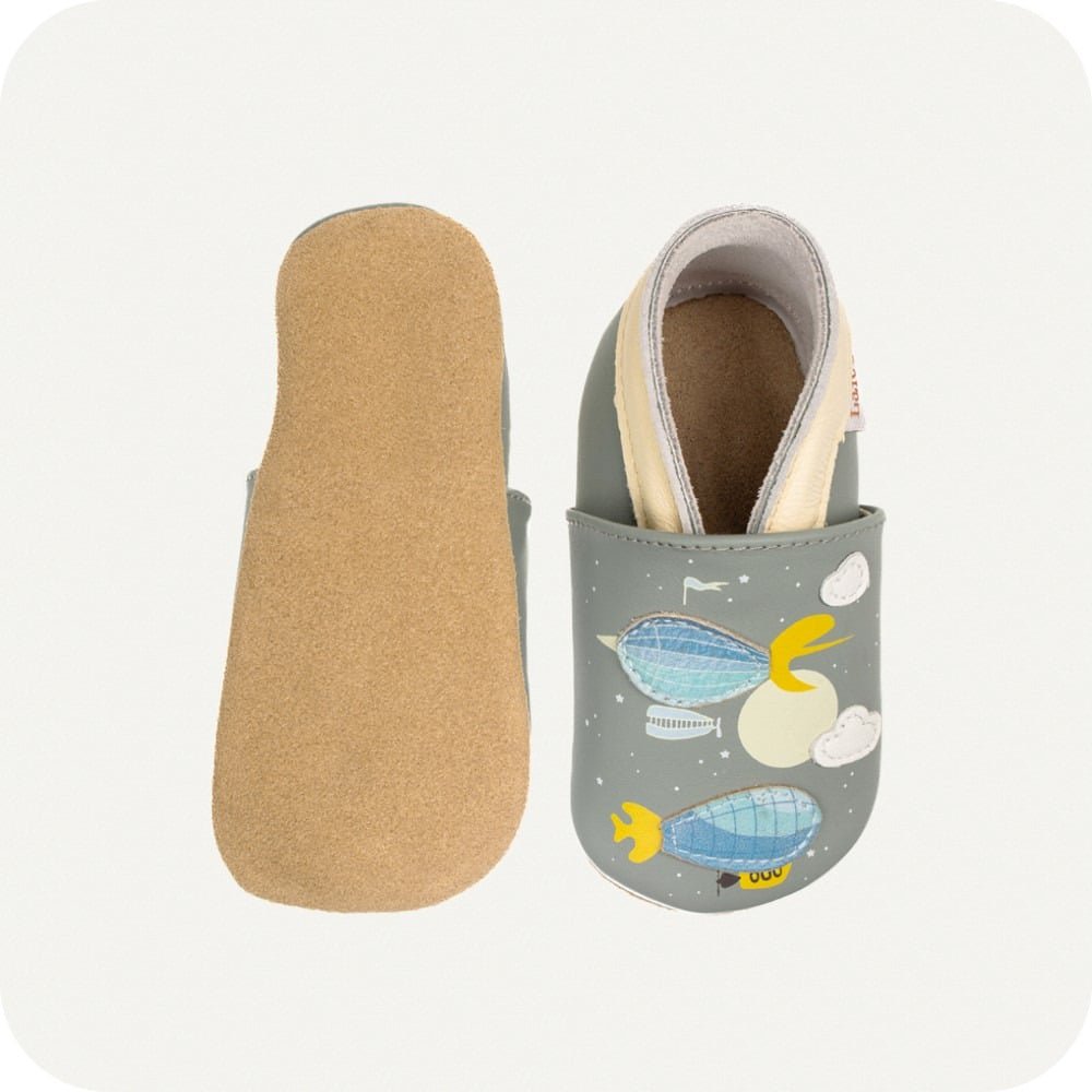 ZEPPELIN Babyhausschuhe aus weichem Leder