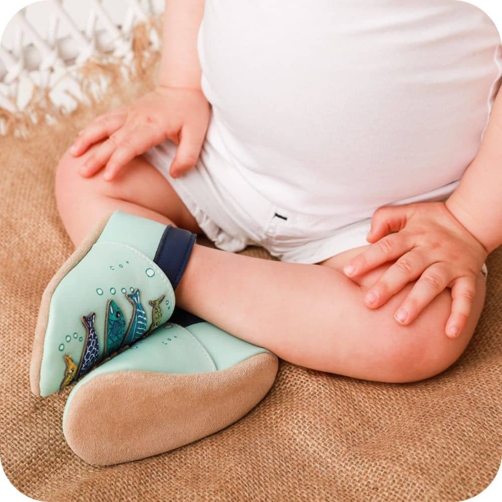 FISH Babyschuhe aus weichem Leder