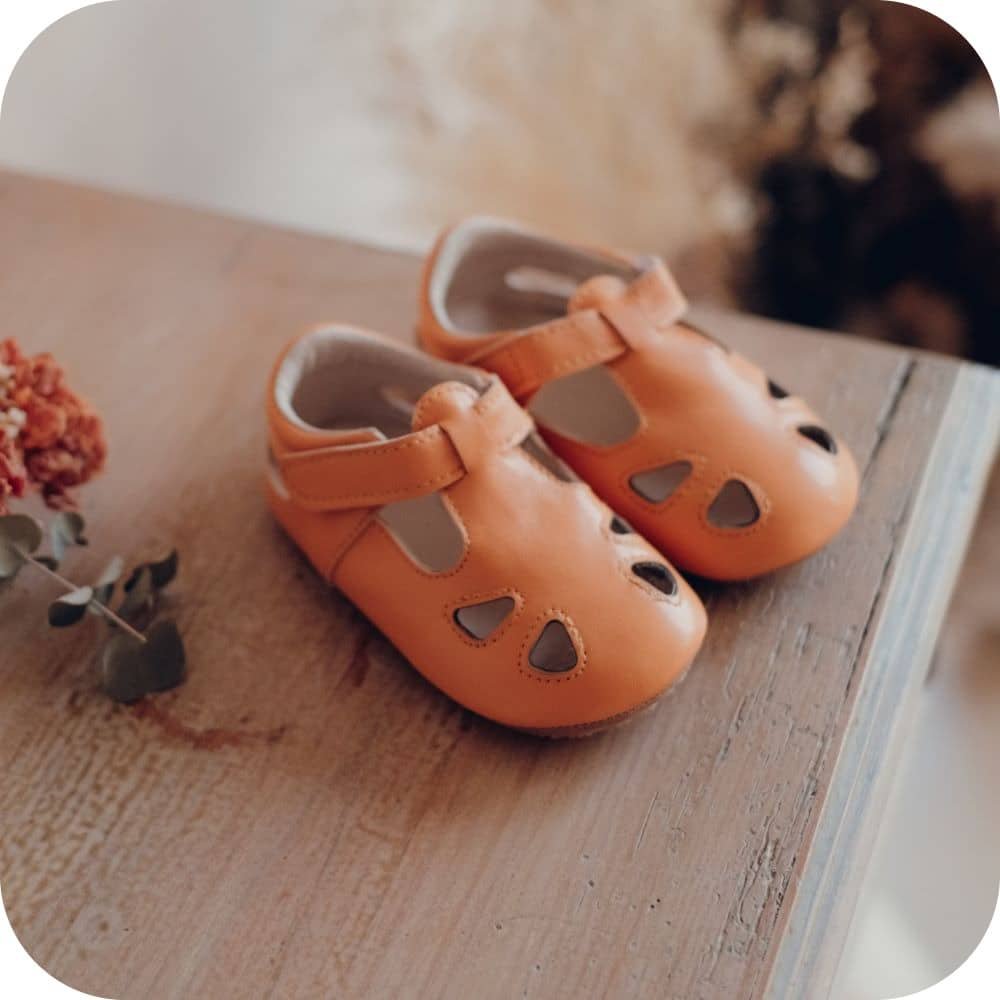ARCHIE CAMEL Babyschuhe aus weichem Leder