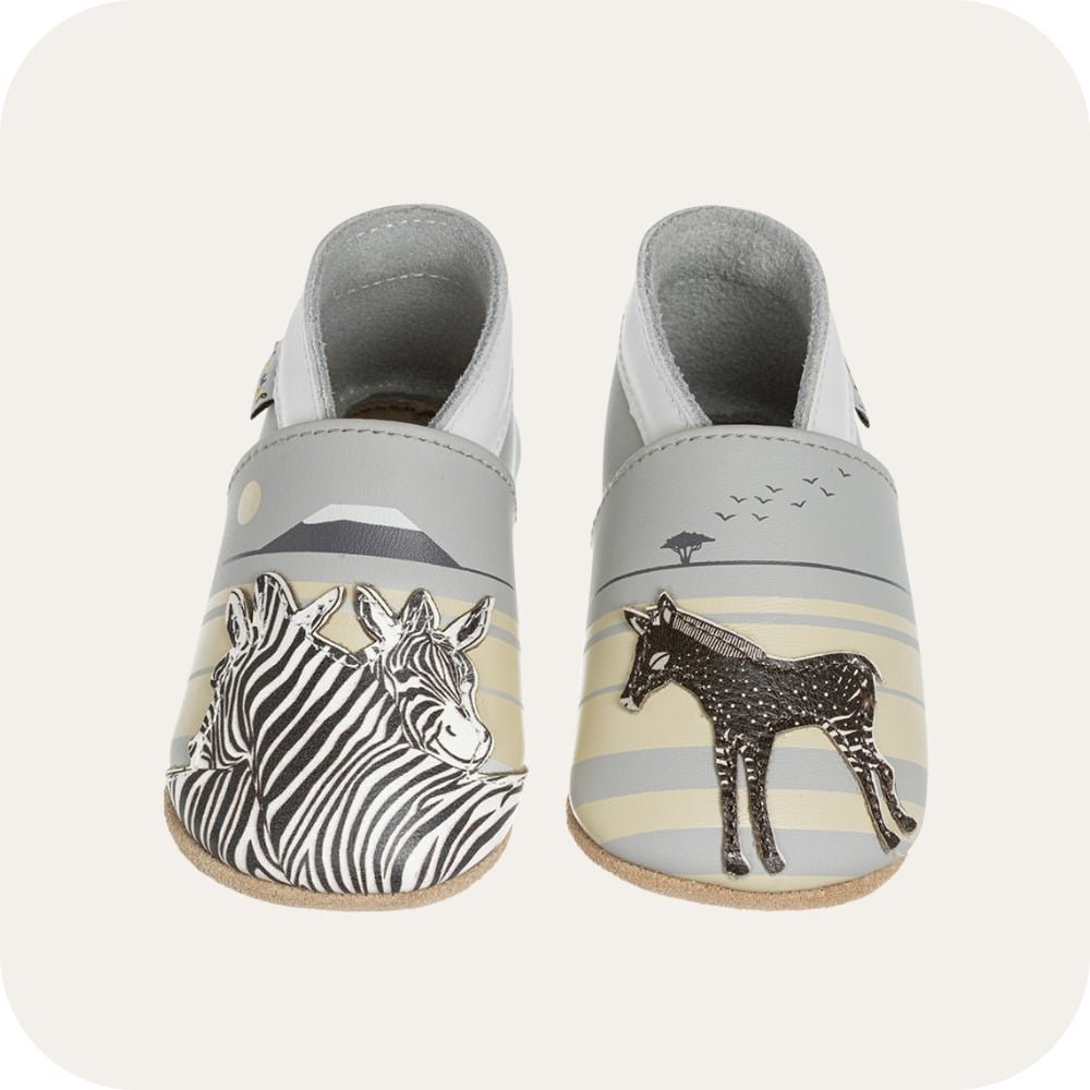 ZEBRA Babyschuhe aus weichem Leder