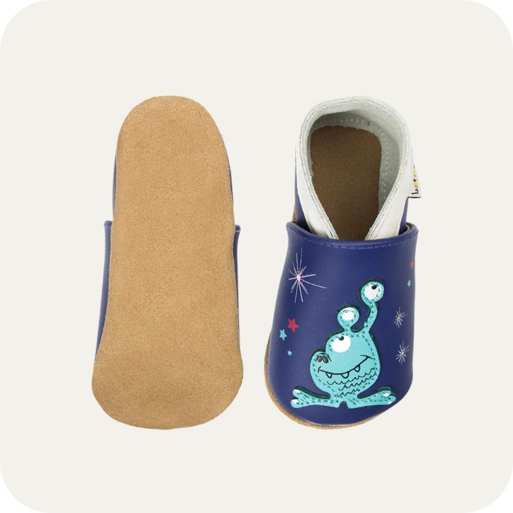 SPACE Babyschuhe aus weichem Leder