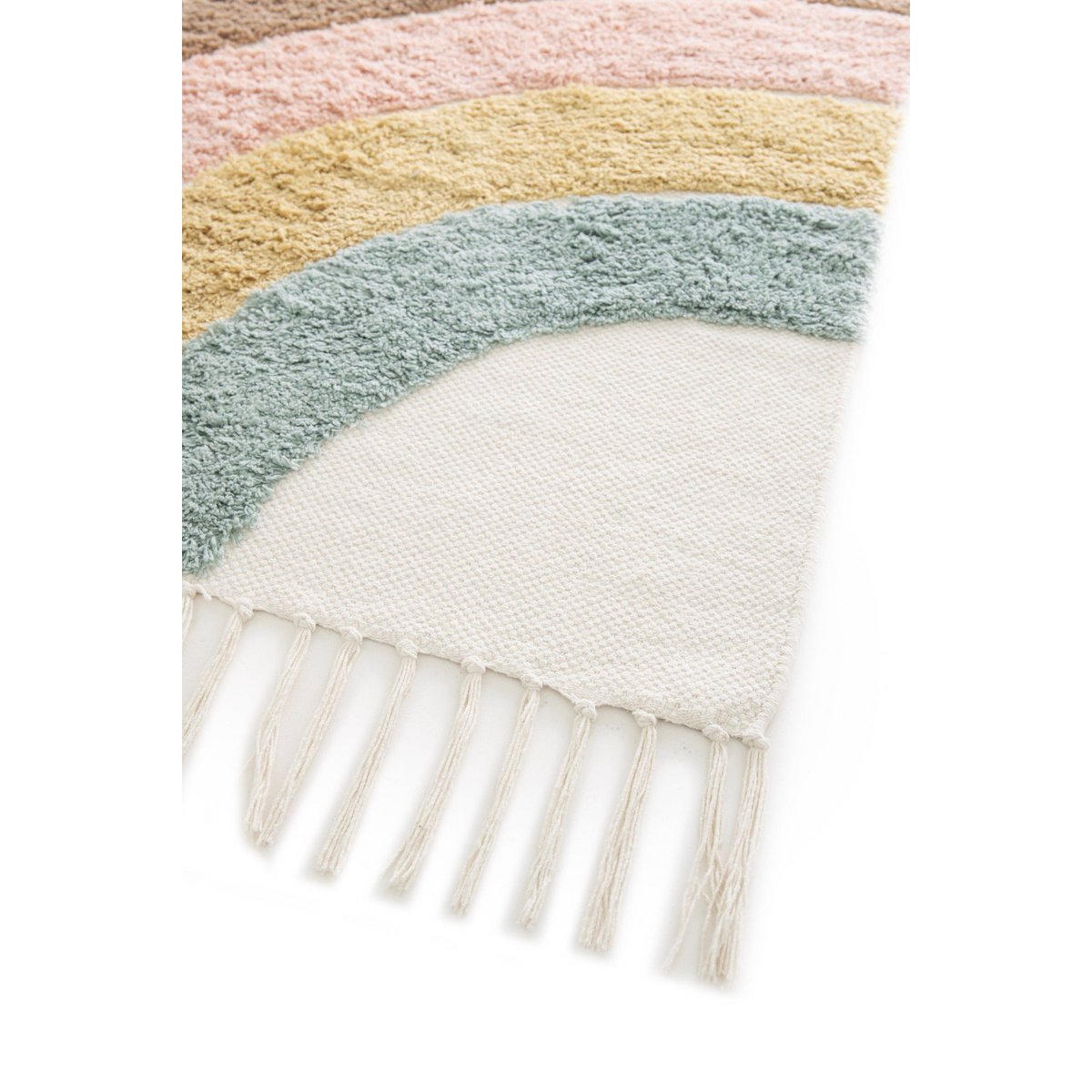 RAINBOW Kinderteppich aus Baumwolle