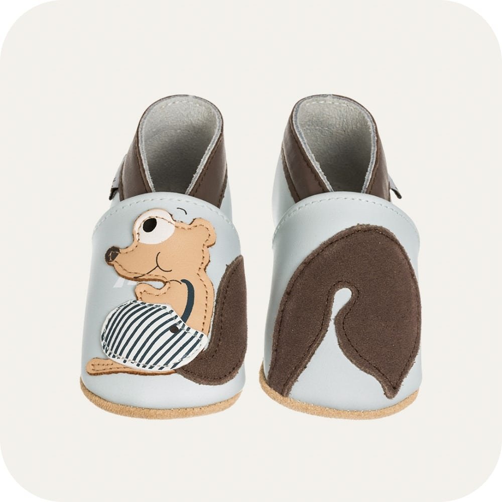 SQUIRREL Babyschuhe aus weichem Leder