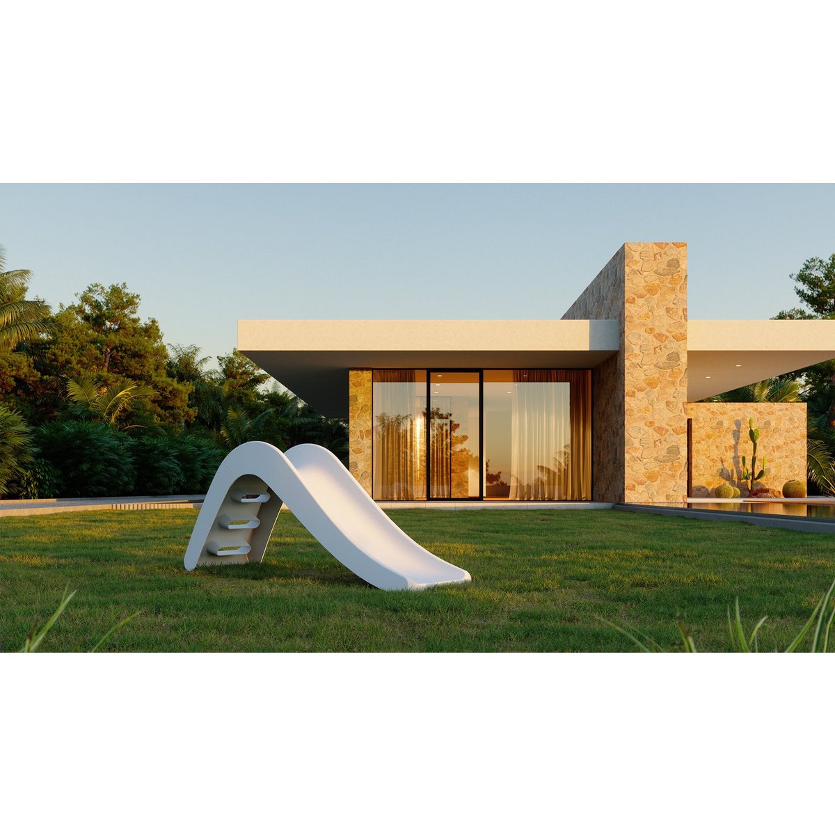 WHITE DOLPHIN Outdoor-Rutsche
