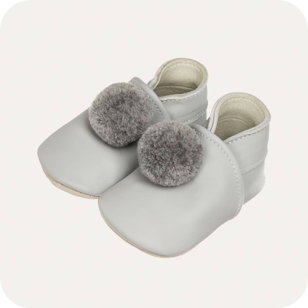 GREY Babyschuhe mit Pompons